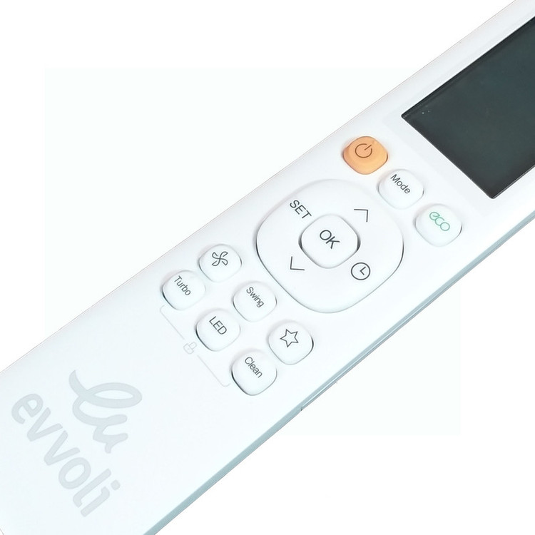 ریموت کنترل ایوولی مدل 10080 مناسب برای کولر گازی Evvoli