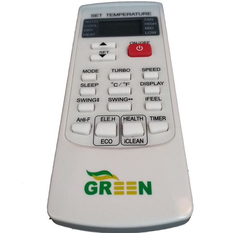 ریموت کنترل مدل 1211R0 مناسب برای کولر گازی گرین GREEN