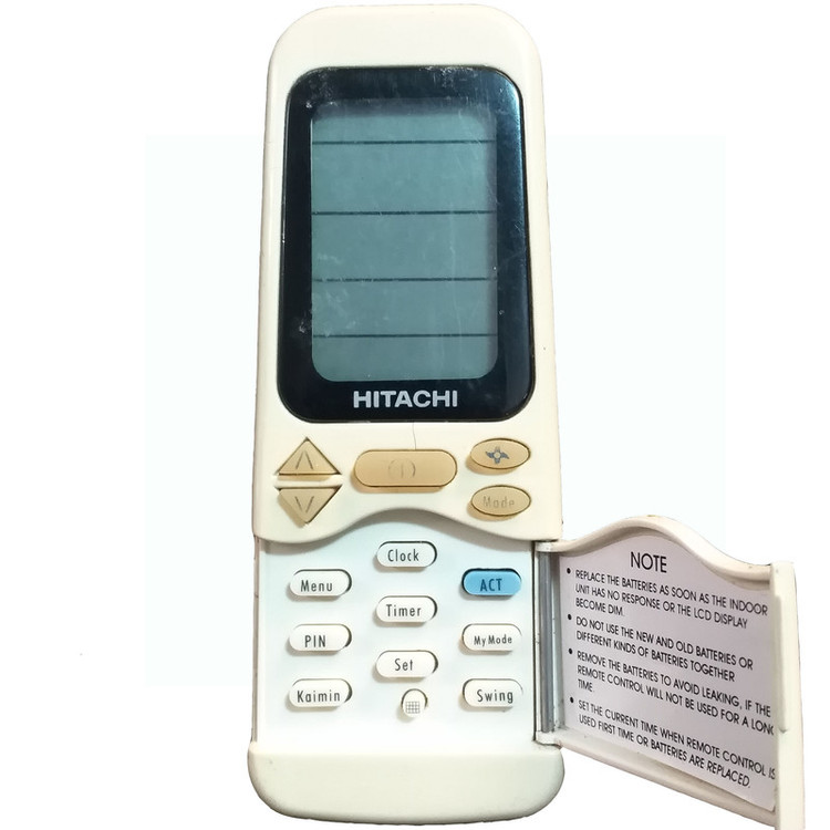 ریموت کنترل هیتاچی مدل 00K58 مناسب برای کولر گازی Hitachi