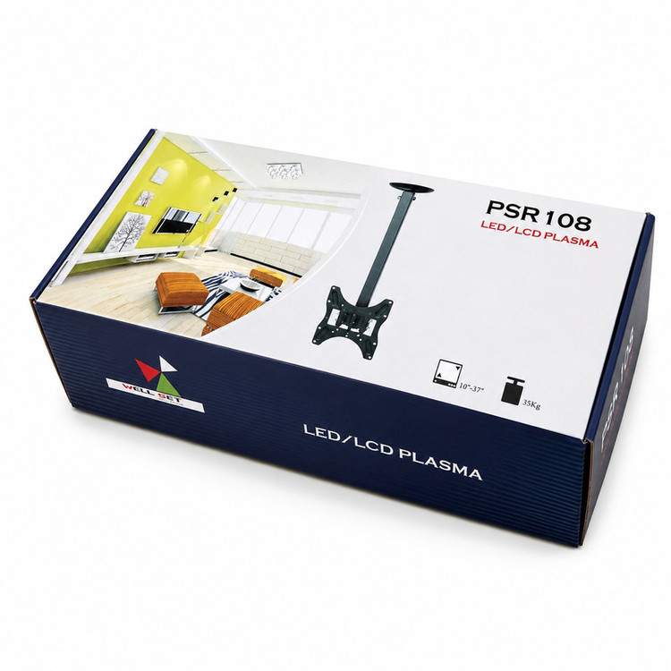 پایه تلویزیون سقفی ول ست مدل PSR108 مناسب تلویزیون های 22 تا 43 اینچ